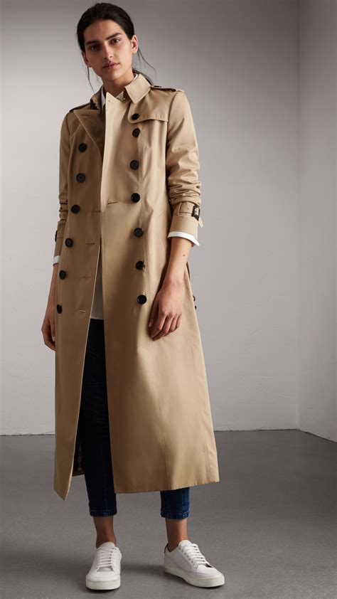 burberry trench coat used women long|burberry gabardine trench coat.